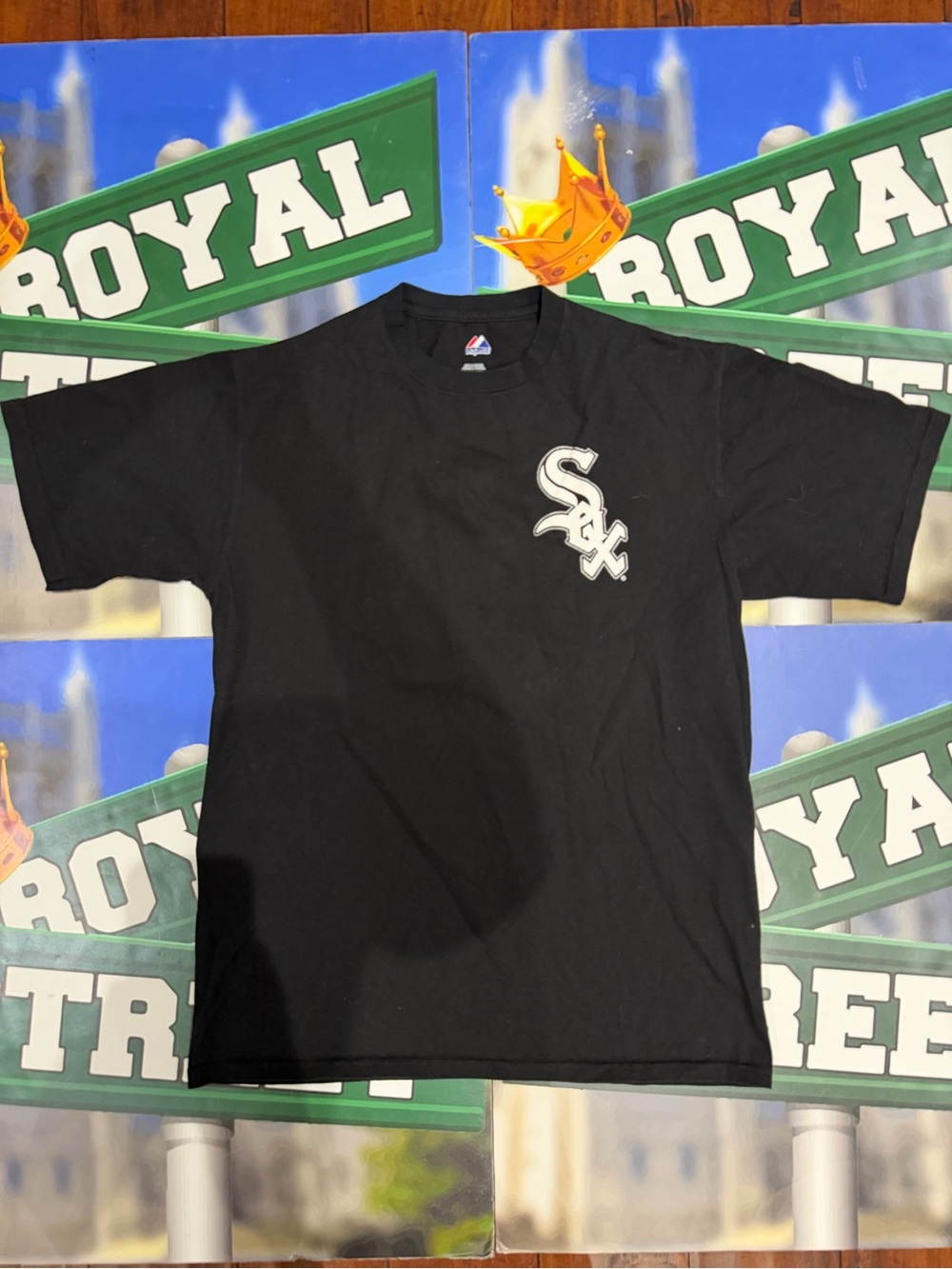 Majestic Black White Sox T shirt